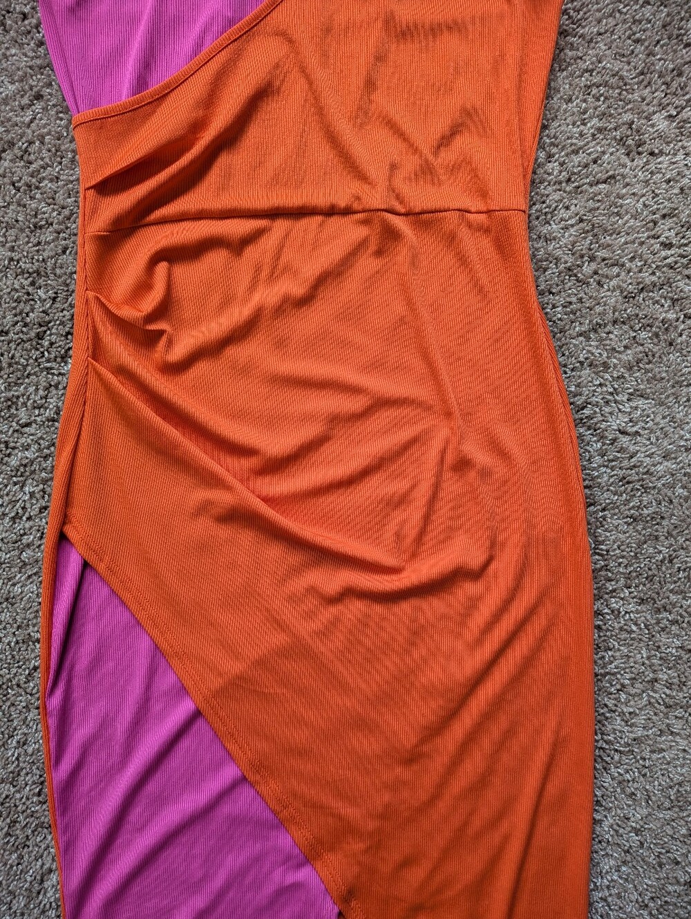 Shein Diane Colorblock Midi Dress Large - Picture 3 of 8
